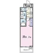 ヒカルサ甲府国母 ウエストの間取り画像