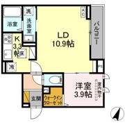 仮）D-ROOM長洲2丁目の間取り画像