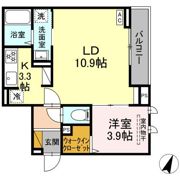 仮）D-ROOM長洲2丁目の間取り画像
