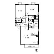 ウエストパークの間取り画像