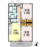 ブレイン裾花の間取り画像