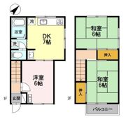 竜が丘タウンハウスの間取り画像