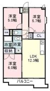 シャロワの間取り画像