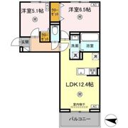 D-Resena吉野の間取り画像