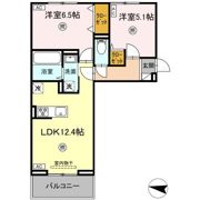 D-Resena吉野の間取り画像
