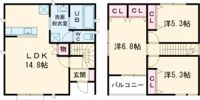 マハロ南山Ⅱの間取り画像