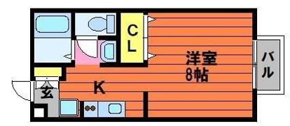 セジュール酒津の間取り画像