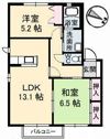 ジュネスタウン A棟の間取り画像
