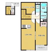 クレアージュ小中野Aの間取り画像