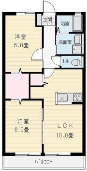 レトアDの間取り画像