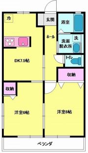 レトア国府Bの間取り画像