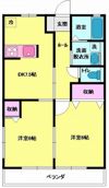 レトア国府Bの間取り画像