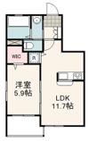 CREST鷹匠の間取り画像