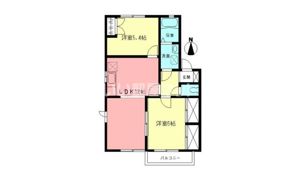 エスポワールβの間取り画像