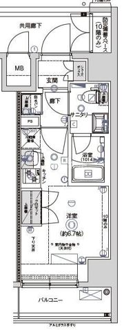 CREST TAPP川崎Ⅰの間取り画像