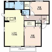 アプリコット Aの間取り画像