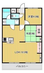 カワイマンションⅡの間取り画像