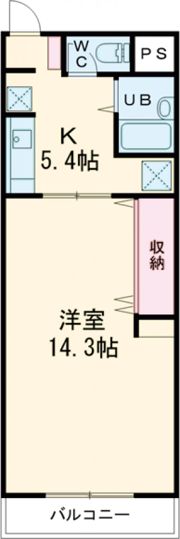 ハイライフ花中の間取り画像