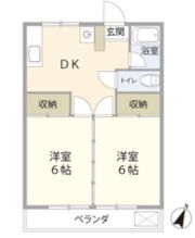 清水マンションの間取り画像