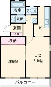 サンシャトレ神ノ輪の間取り画像