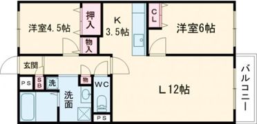 Jステージ拓勇の間取り画像