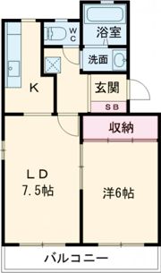 サンシャトレ神ノ輪の間取り画像