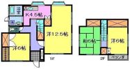 国村貸家Ⅱの間取り画像