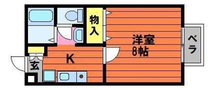 セジュール平松の間取り画像