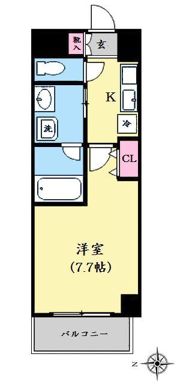 グランビューネレジデンスの間取り画像