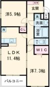 ヴィリアンの間取り画像