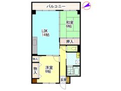 ヤスダビル7の間取り画像
