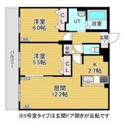 レジデンス白石中央Ⅳの間取り画像