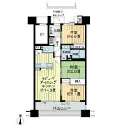 サーパス倉敷鶴形の間取り画像