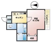 Gladvis二条式部の間取り画像