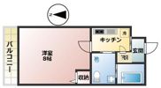 Gladvis二条式部の間取り画像
