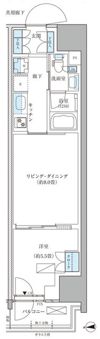 パークアクシス品川天王洲アイルの間取り画像