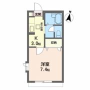 ボヌール・富Bの間取り画像