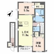 シャーメゾン品川町の間取り画像