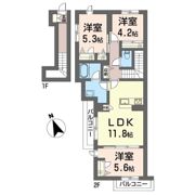 かじや坂ハウスの間取り画像