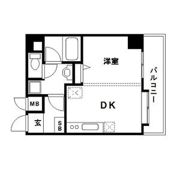 アクタス薬院Ⅱの間取り画像
