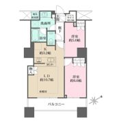 ザ・パークハウス西新宿タワー60の間取り画像