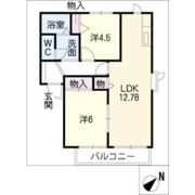 ディアス白樺 B棟の間取り画像