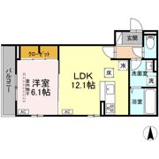 D-ROOM小田原2丁目Bの間取り画像