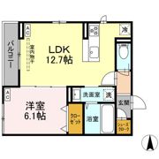 D-ROOM小田原2丁目Bの間取り画像