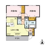 エーデルワイス Aの間取り画像