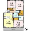 シャイングレイスの間取り画像