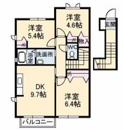 シャーメゾン トランキル B棟の間取り画像