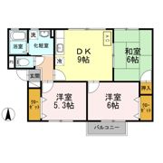 ルミエール二階堂の間取り画像