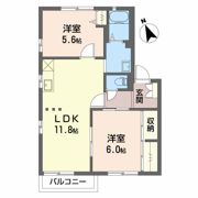 パストラルBELL Aの間取り画像