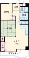 上町グリーンハイツの間取り画像